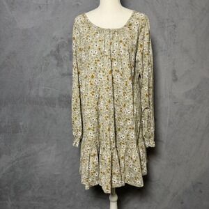 Rylee & Cru Size L Daisy Floral Cottagecore Mini Dress Boho Whimsy